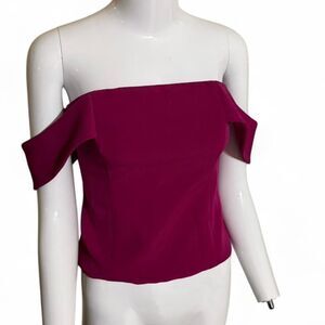 Express Women's Pink and Purple Blouse